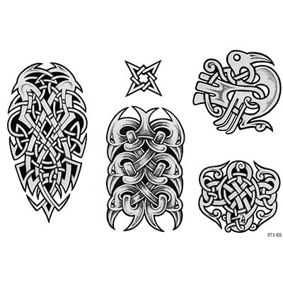 Religious patterns designs Fake Temporary Water Transfer Tattoo Stickers NO.10590